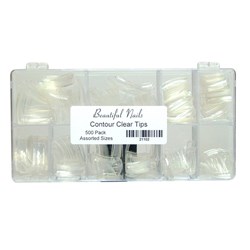 Nail Tips - Contour - Clear 